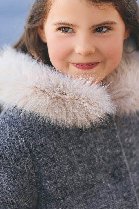 Manteau - Gris foncé en laine - Image principale