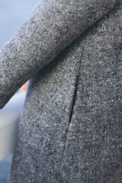 Manteau - Gris foncé en laine - Image principale