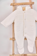 Kombination Einteiler - Ecru In Strickwaren