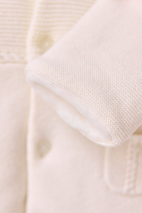 Combinaison Pilote - Ecru en maille - Image principale