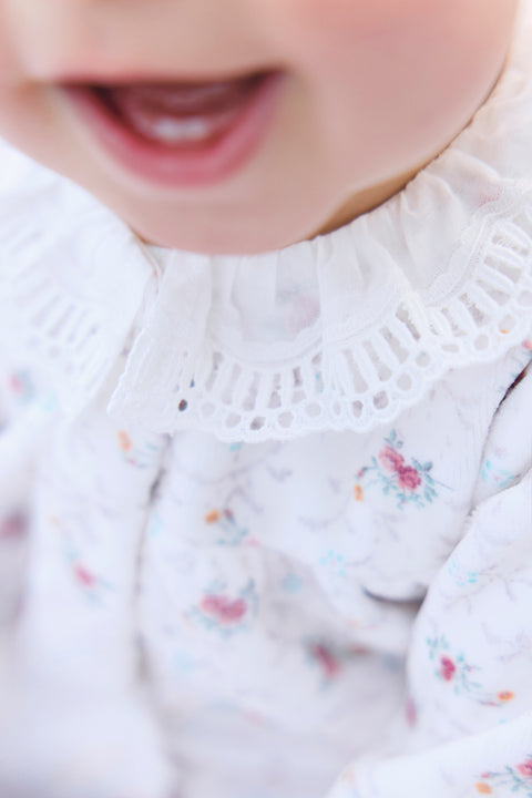 Pyjama - Ecru fleurs - Image principale