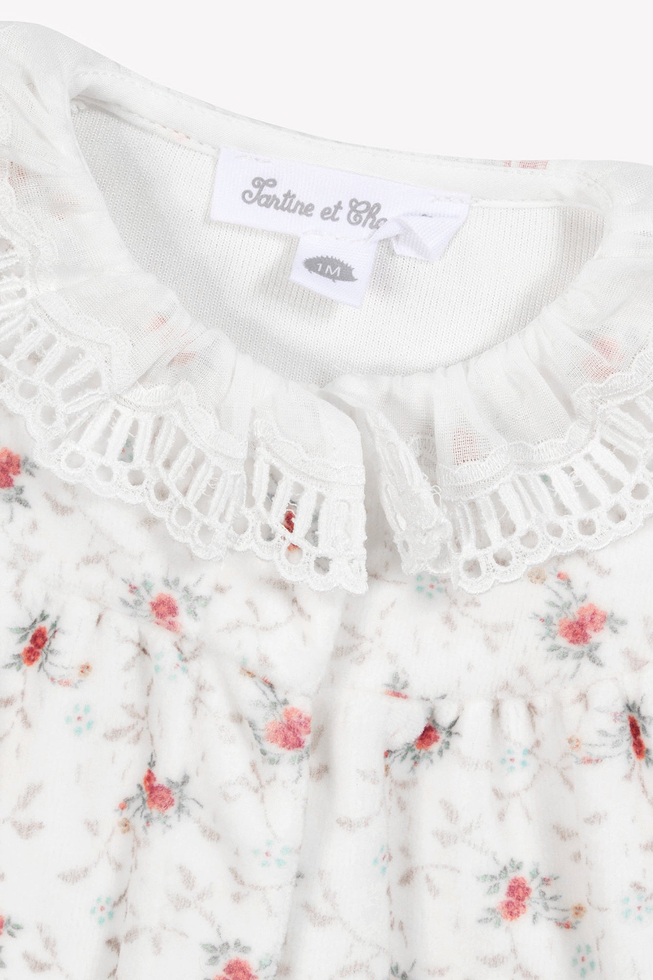 Pyjama - Ecru fleurs