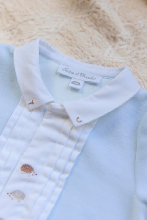 Pyjama - Bleu ciel hérisson - Image principale