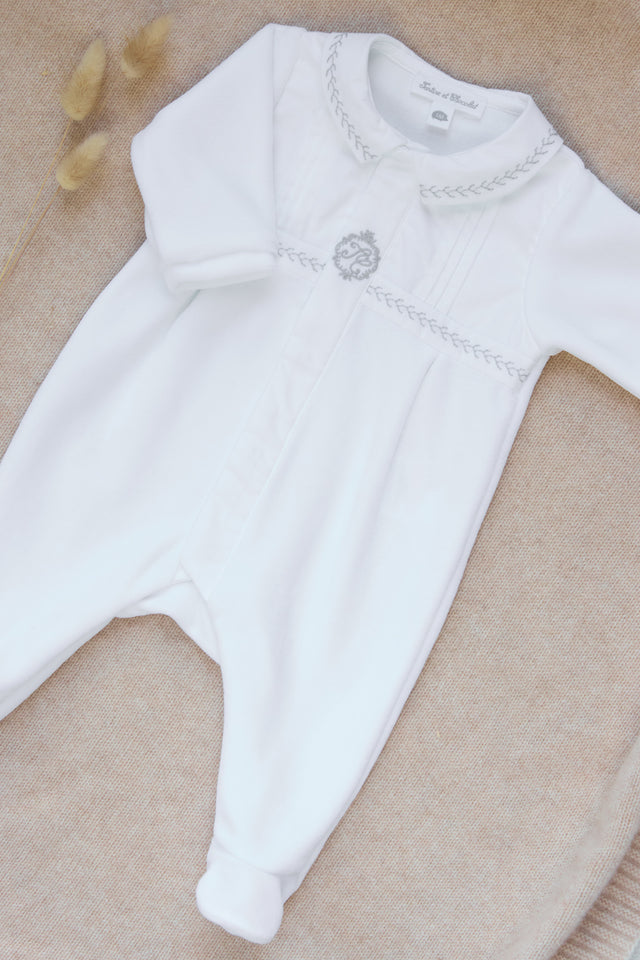 Pyjama - Blanc plis religieux - Image principale