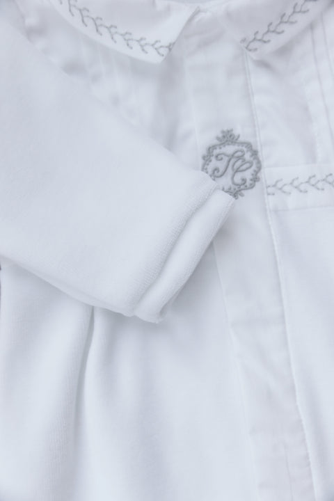 Pyjama - Blanc plis religieux - Image principale