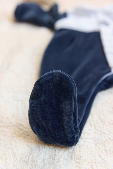 Pyjama - Marine plis religieux - Image principale