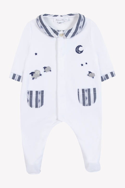 Pijama - Azul marino ovejas - Image principale