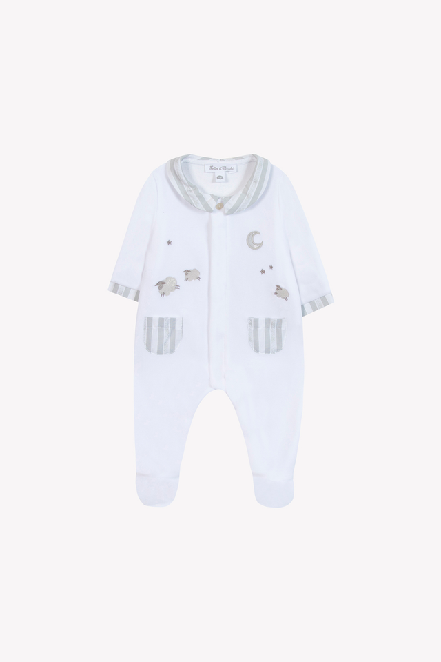 Pyjama - Gris chiné moutons - Image principale