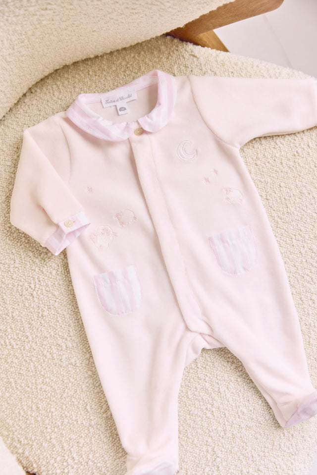 Pyjama - Rose pâle moutons - Image principale