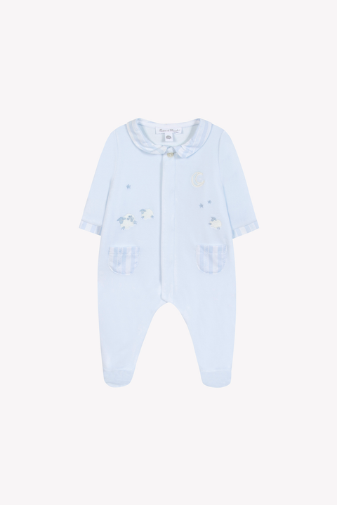 Pijama - Azul cielo con ovejas - Image principale