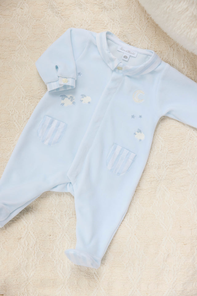 Pyjama - Bleu ciel moutons - Image principale