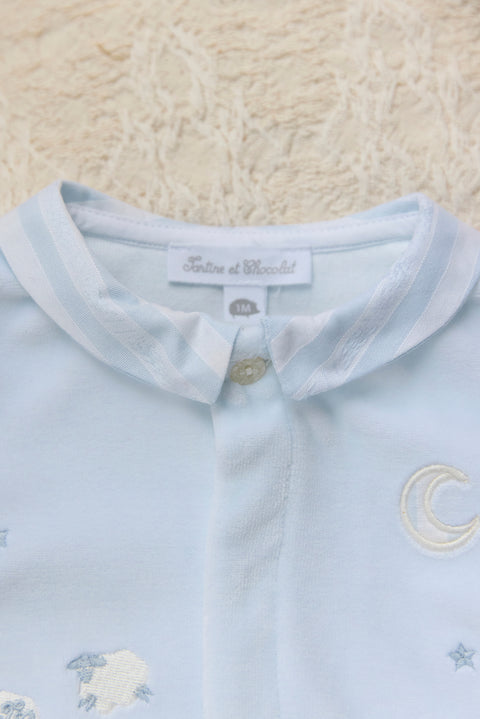 Pyjama - Bleu ciel moutons - Image principale