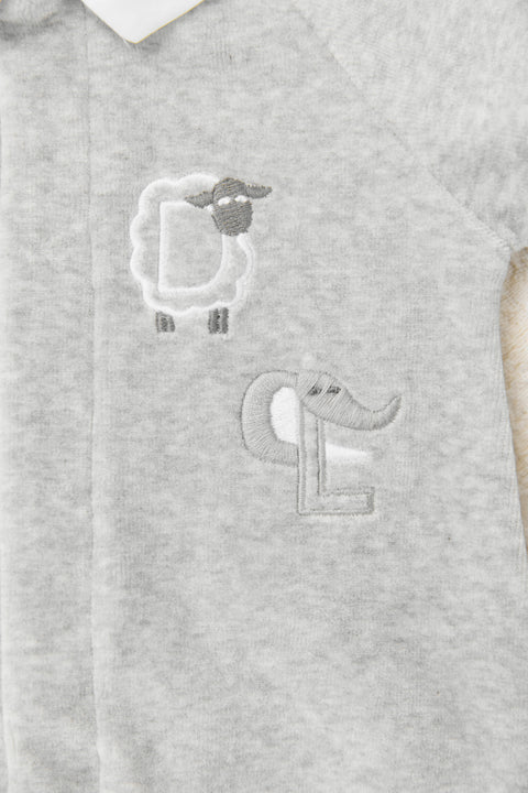 Pyjama - Gris chiné abécédaire - Image principale