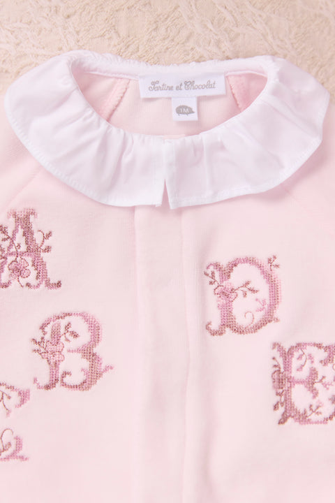 Pyjama - Rose pâle abécédaire - Image principale