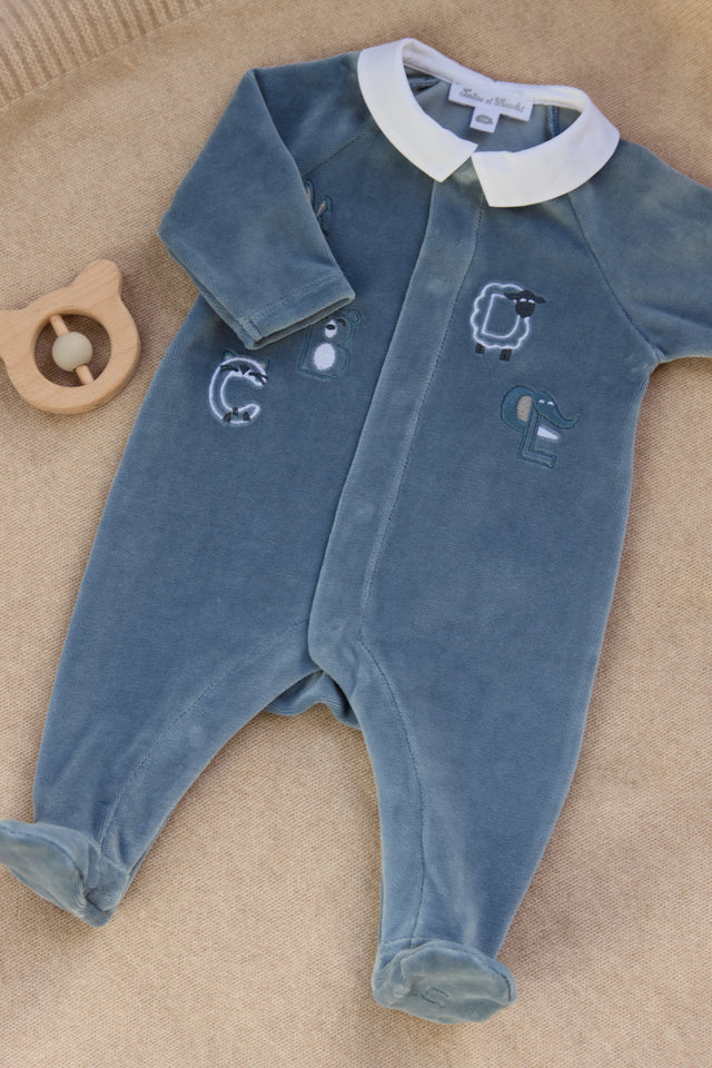 Pyjama - Bleu orage abécédaire - Image principale