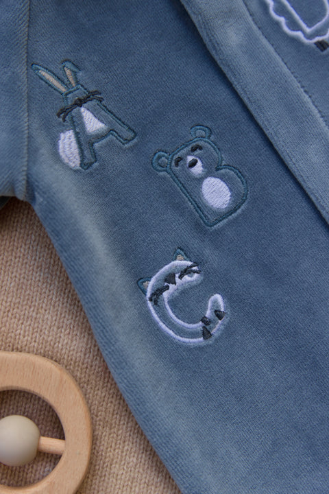 Pyjama - Bleu orage abécédaire - Image principale