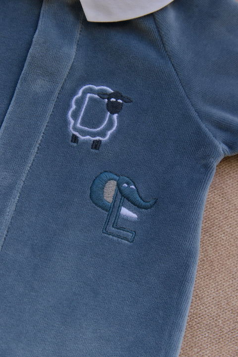 Pyjama - Bleu orage abécédaire - Image principale