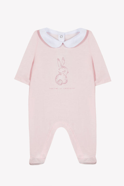 Pajamas - Pale pink rabbit - Image principale