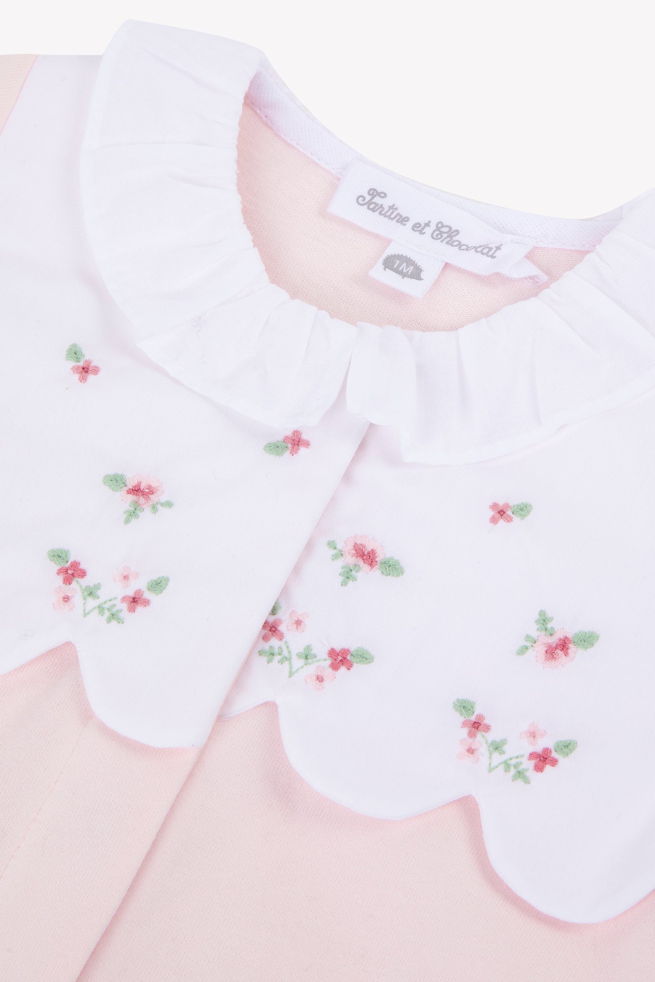 Pyjama - Rose pâle volanté