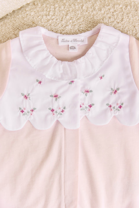 Pyjama - Rose pâle volanté - Image principale