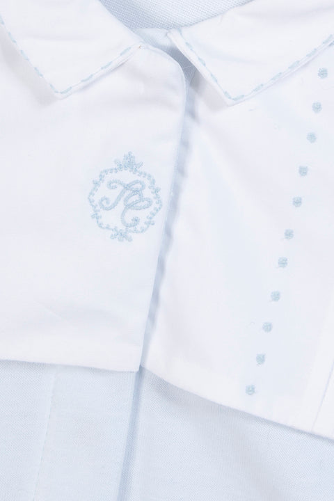 Pajamas - Sky blue Pointed collar - Image principale