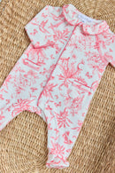 Pyjama - Praline inspiration Toile de Jouy