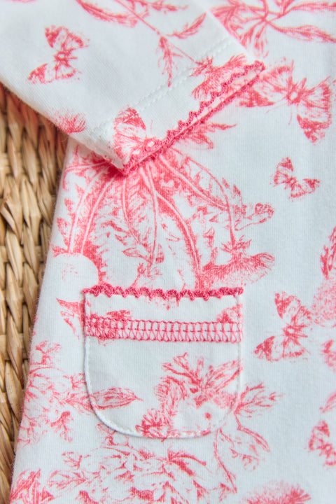 Pyjama - Praline inspiration Toile de Jouy - Image principale