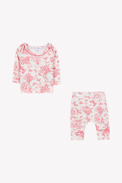 Two-piece pyjamas - Praline Toile de Jouy inspiration - Image principale