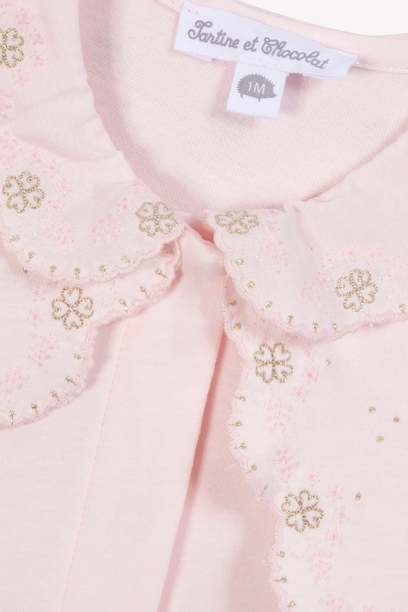 Pyjama - Rose pâle volanté