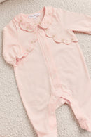 Pyjama - Rose pâle volanté