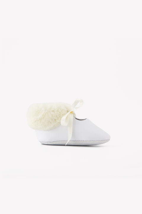 Chaussons - Ecru cuir - Image principale