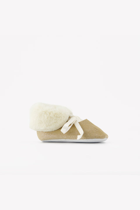 Chaussons - Or cuir - Image principale