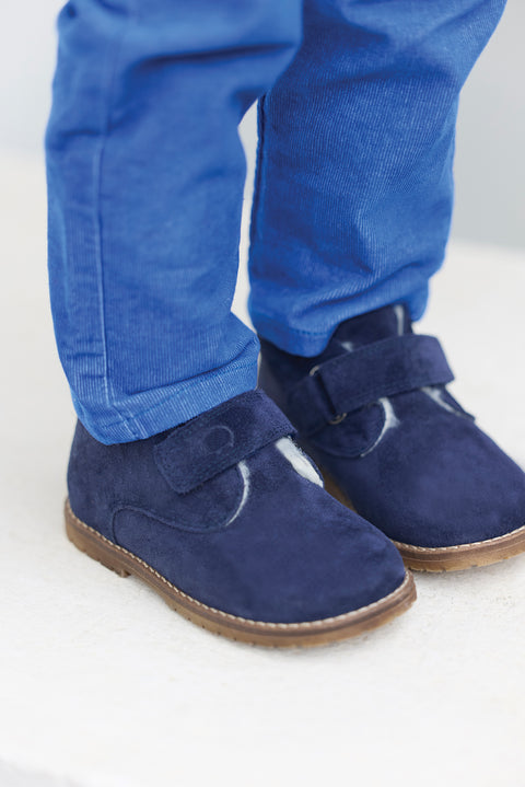 Bottes - Marine nubuck - Image principale