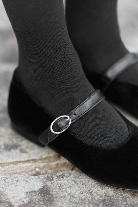 Ballerines - Noir velours - Image principale