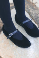 Ballerines - Marine velours