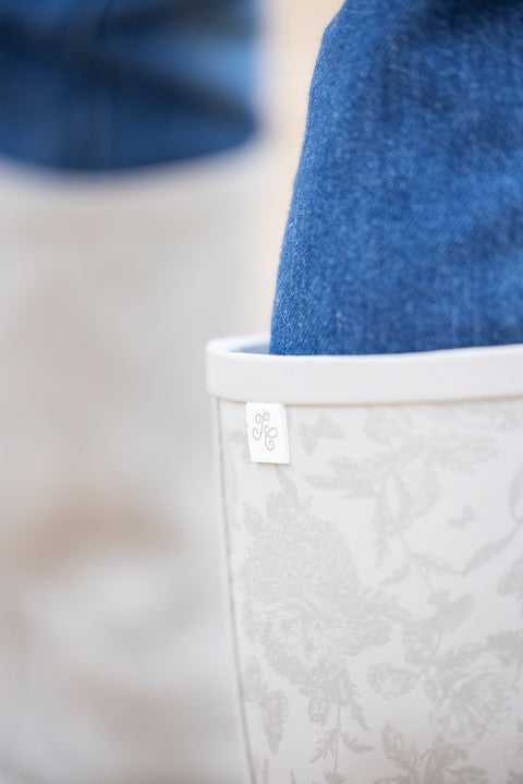 Bottes de pluie - Kaki inspiration Toile de Jouy - Image principale