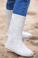 Bottes de pluie - Kaki inspiration Toile de Jouy