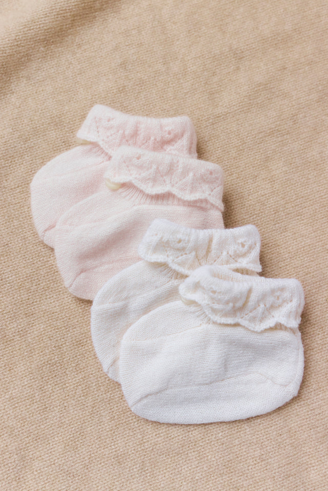 Chaussons - Rose pâle volants - Image principale