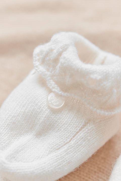 Chaussons - Ecru volants - Image principale