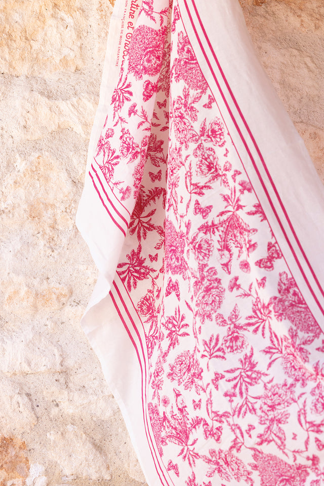 PARÉO - Pink cotton - Image principale