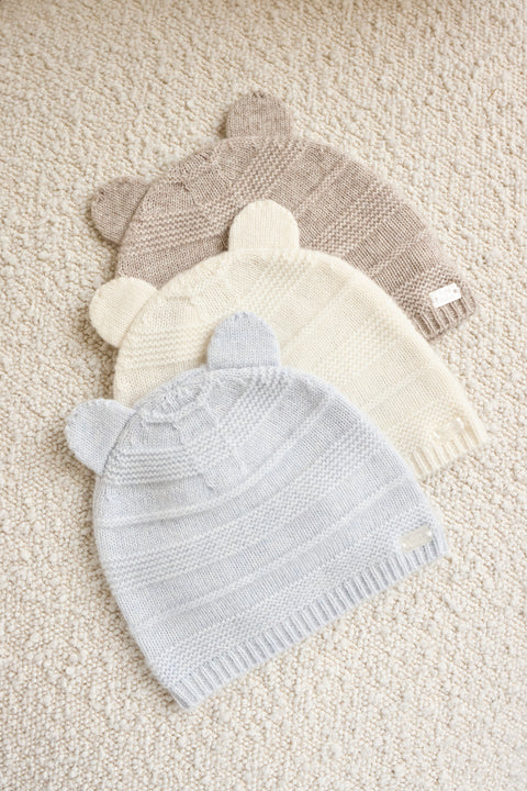 Bonnet - Bleu chiné oreilles - Image principale