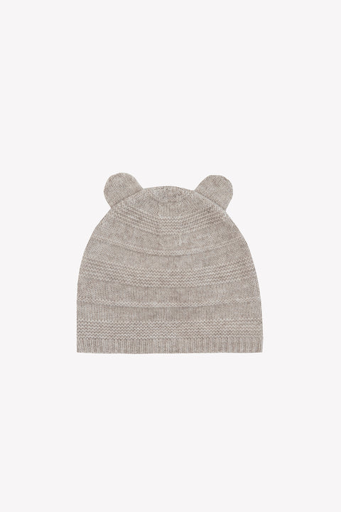 Bonnet - Greige chiné oreilles - Image principale