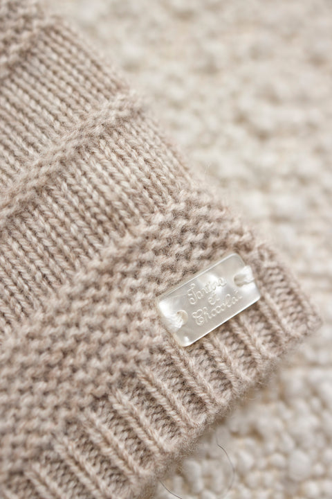 Bonnet - Greige chiné oreilles - Image principale