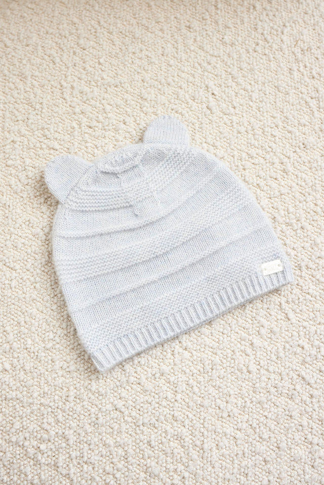 Bonnet - Bleu chiné oreilles - Image principale