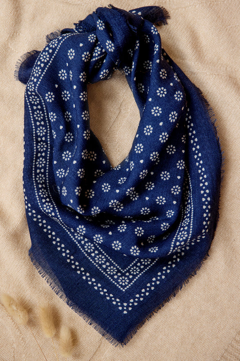 Foulard - Blu navy Moismont x Tartine et Chocolat - Image principale