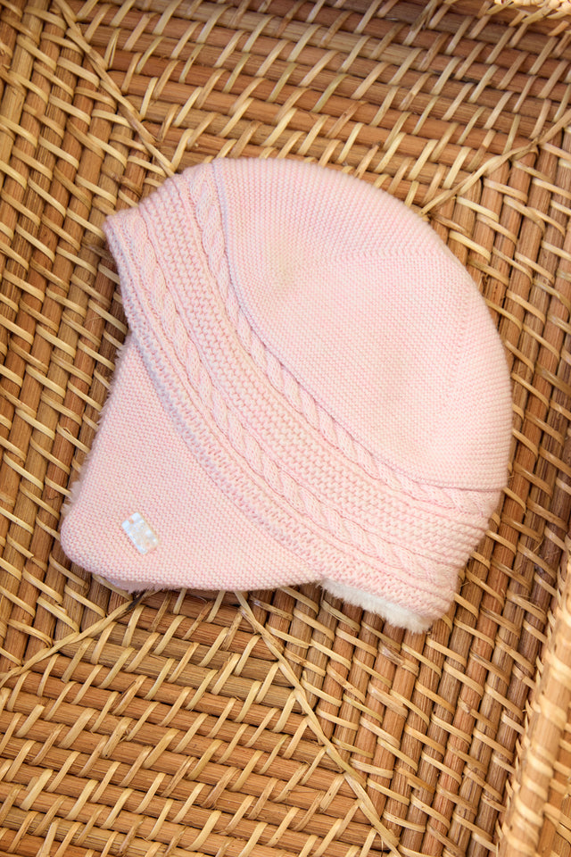 Beanie - Pale pink ear cover - Image principale