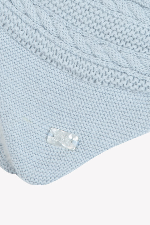 Bonnet - Bleu chiné cache-oreilles - Image principale