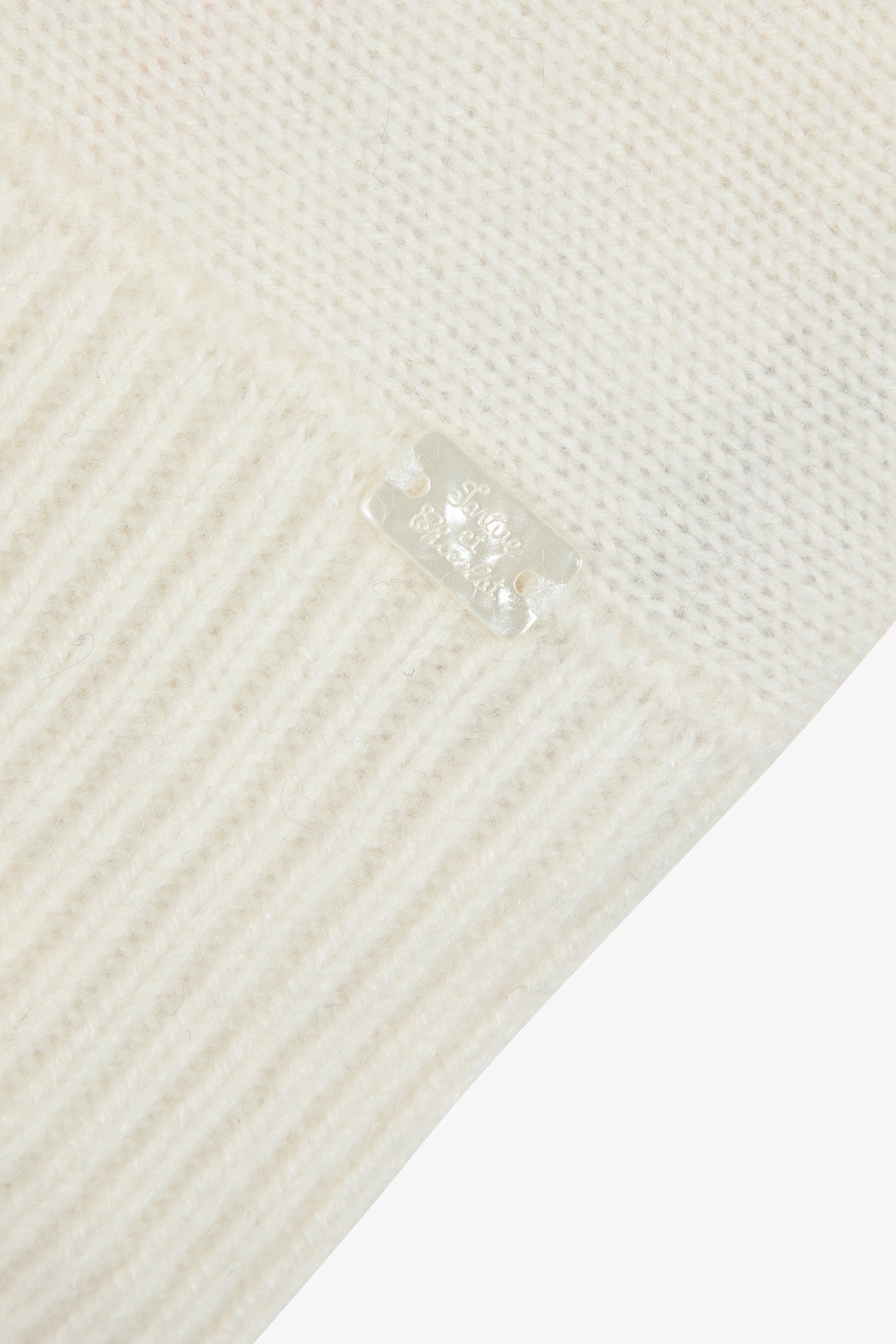 Hood - Ecru 100% Cashmere