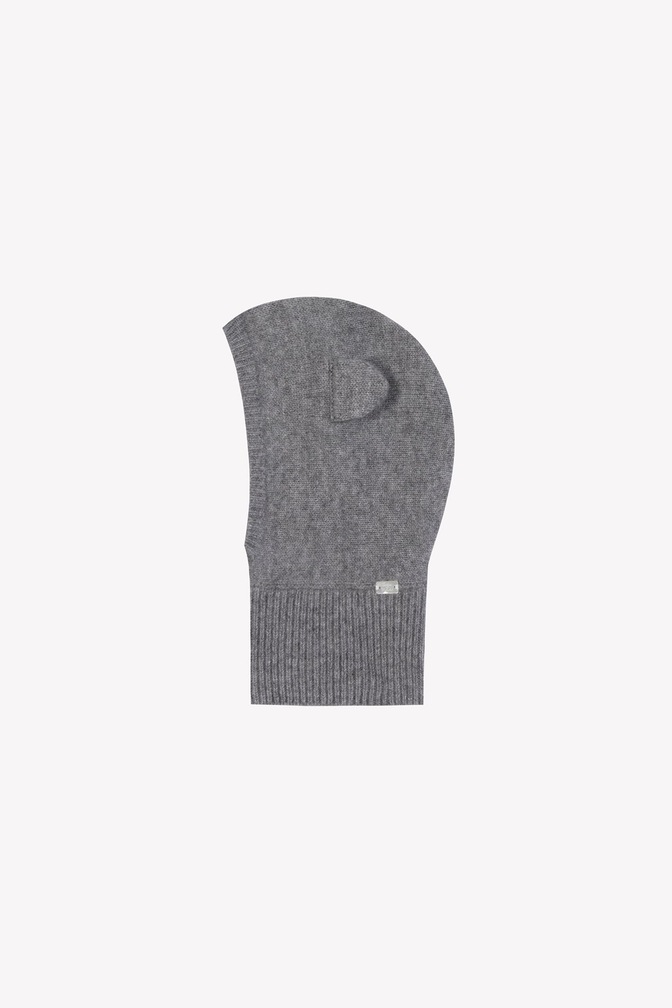 Cagoule - Gris 100% cachemire