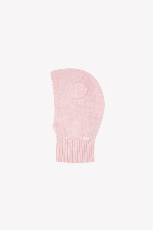 Cagoule - Rose pâle 100% cachemire - Image principale